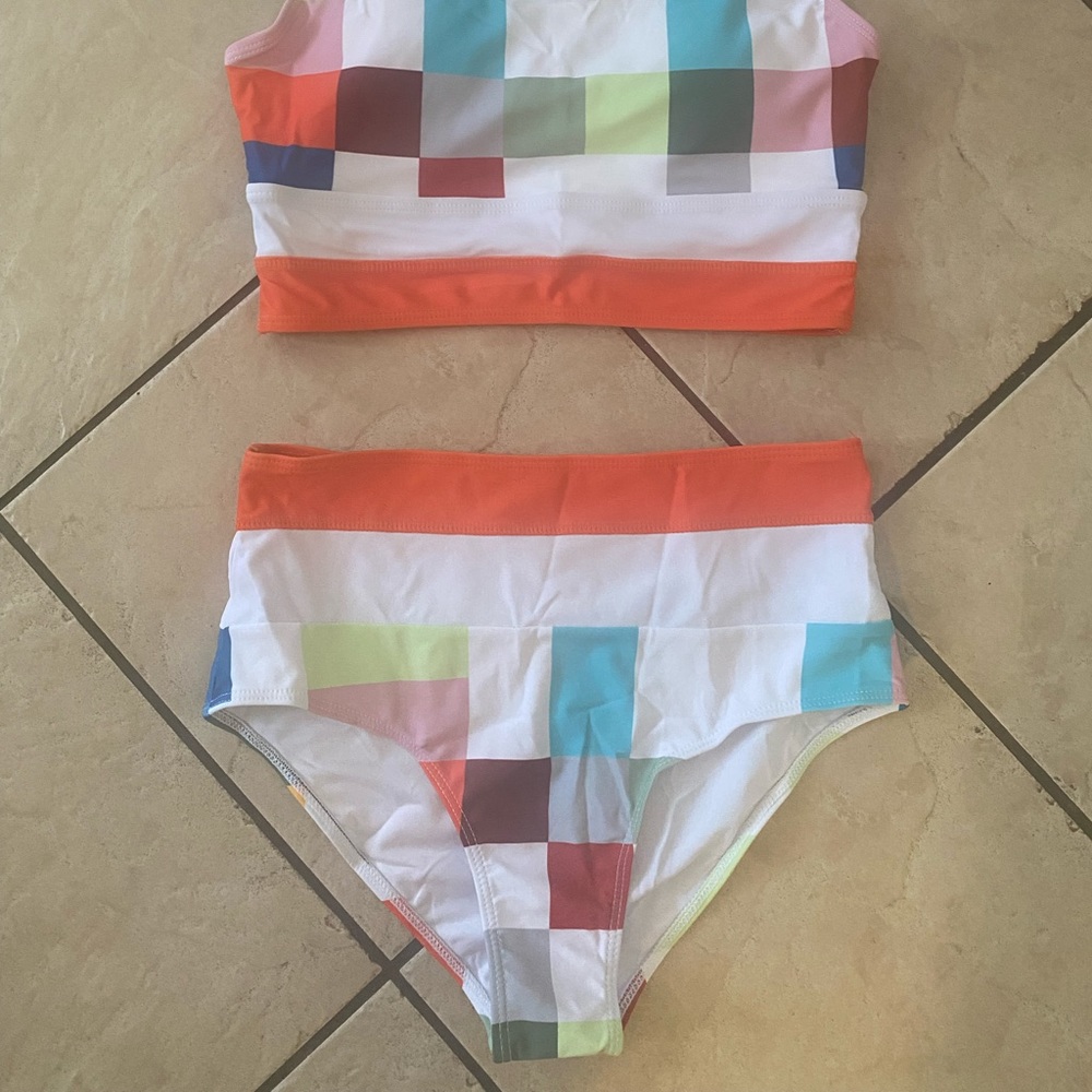 SoCal Color Block Bikini Set - Picture 2 of 4
